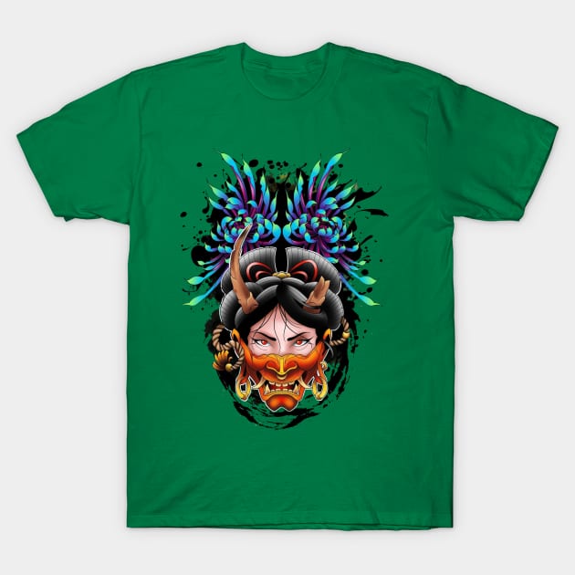 oni mask T-Shirt by primemoment